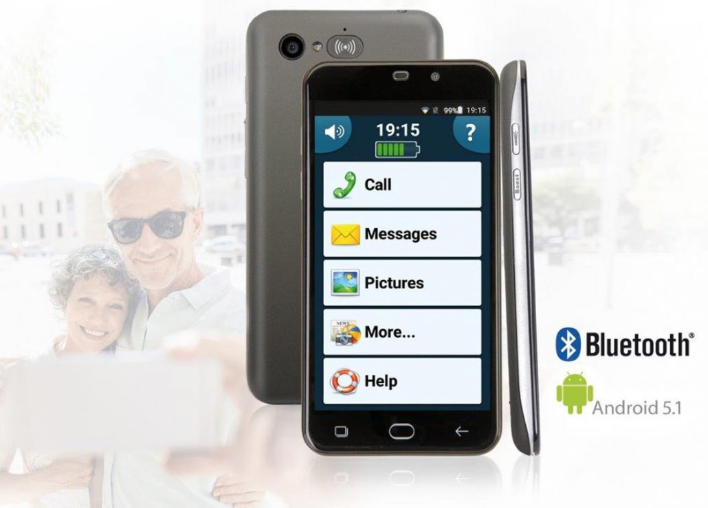 PowerTel M9500, PowerTel M9500, véritable smartphone adapté aux seniors, Facilitoo - Assistance Informatique illimitée