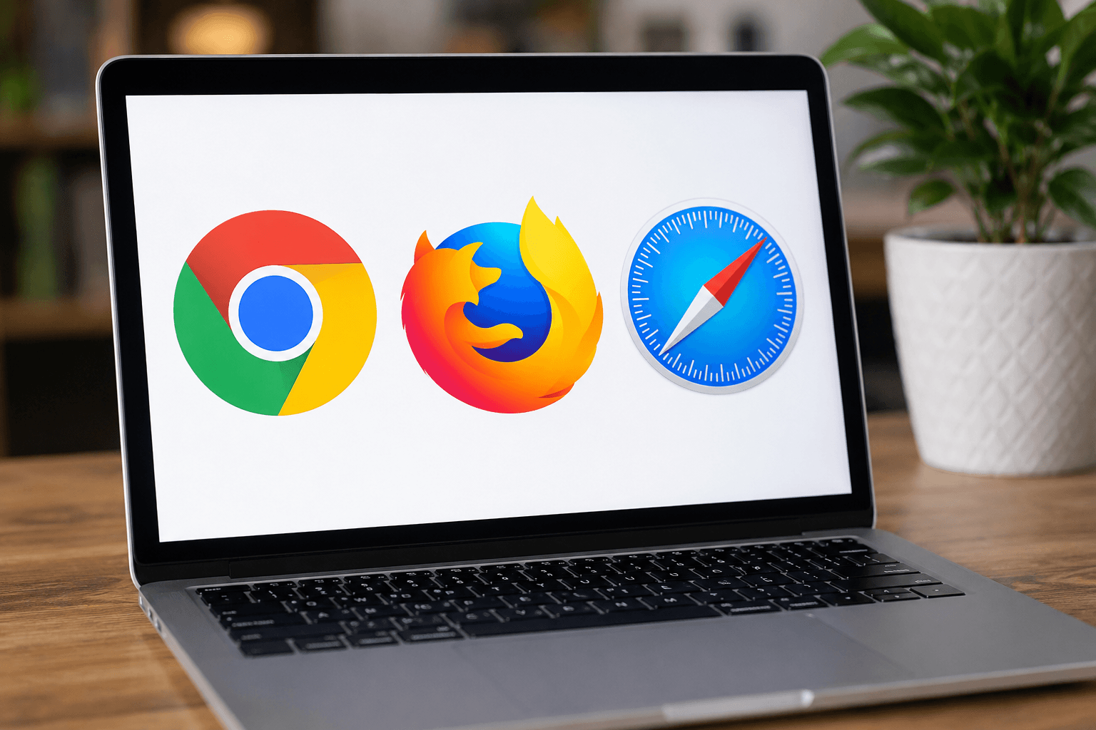 Chrome, Mozilla Firefox ou Safari